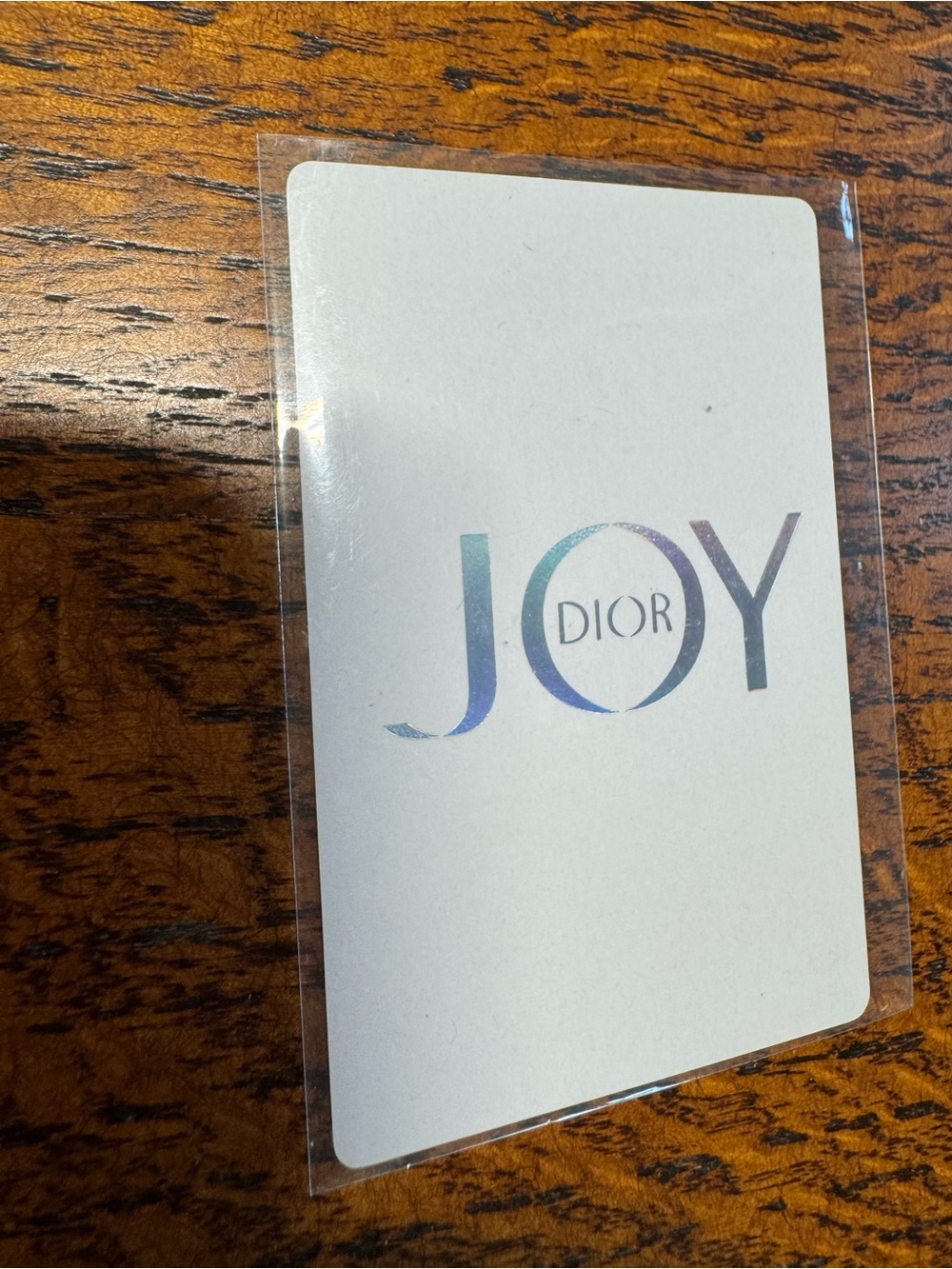 Dior JOY Holographic Playing Card - Jack of Hearts